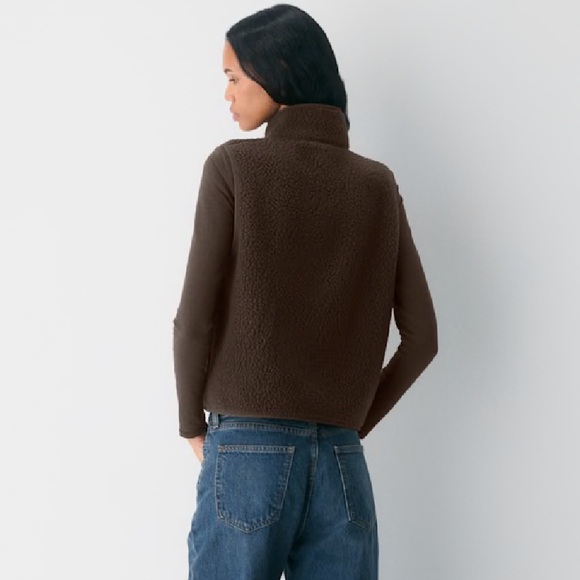 Aritzia Polartec Thermal Pro Mockneck Hi-hip Vest Size XL, Rich Mocha Brown - Picture 10 of 12